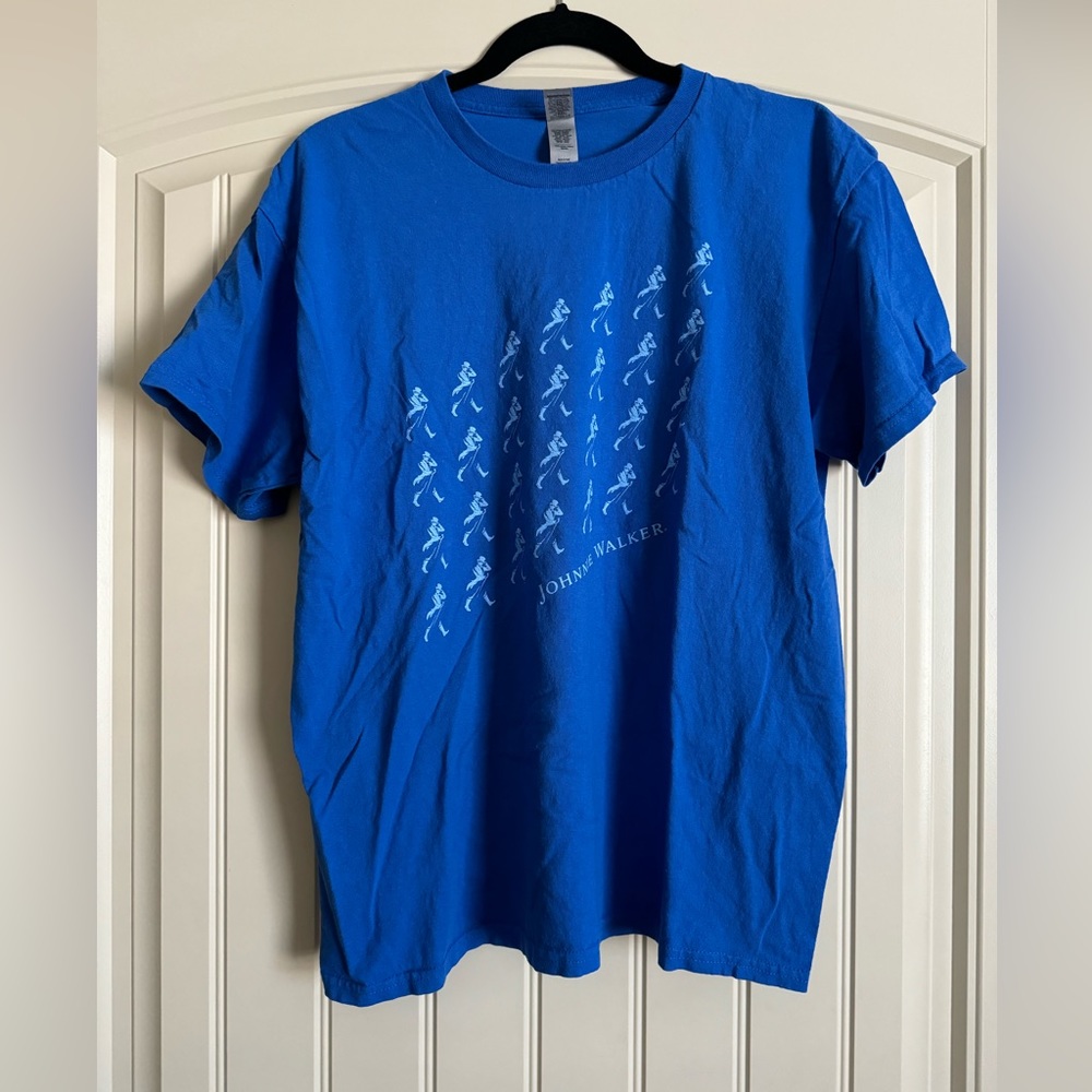 Johnnie Walker Cotton T-shirt (blue, large)